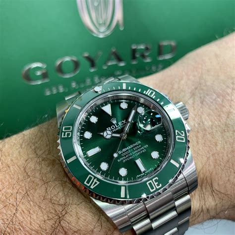 submariner rolex green